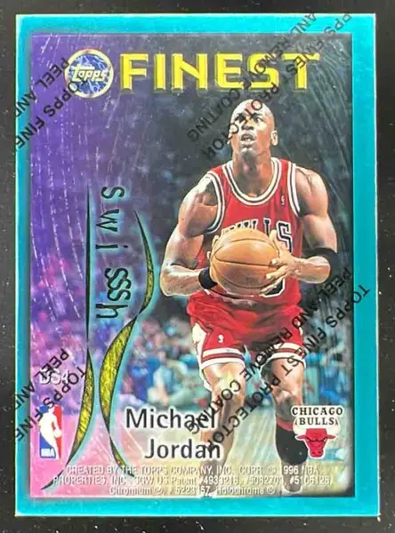 1995-96 Topps Finest Dish and Swish #DS4 Scottie Pippen Michael Jordan