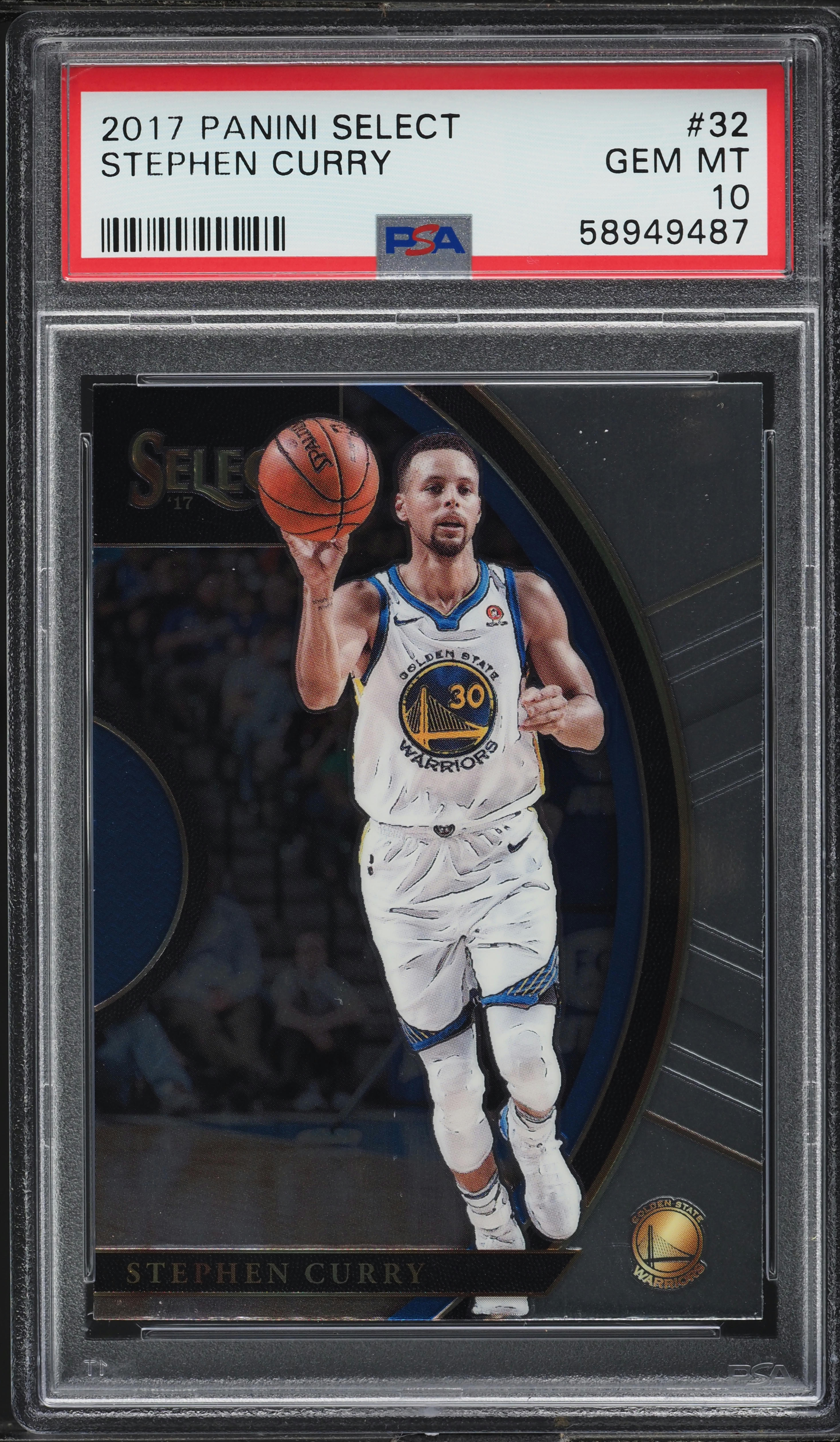 2017 Select Basketball Stephen Curry #32 PSA 10 GEM MINT