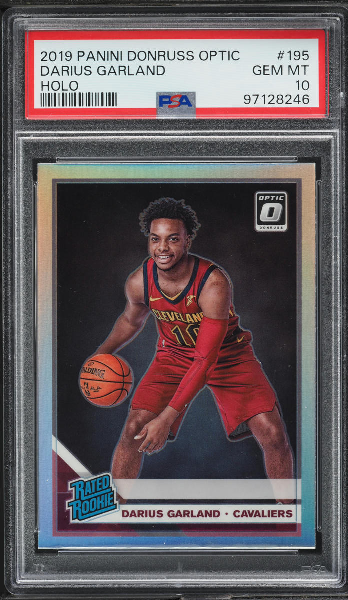2019 Donruss Optic Holo Darius Garland ROOKIE #195 PSA 10 GEM MINT