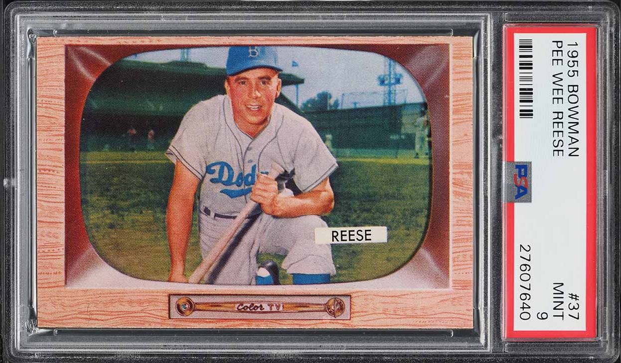 1955 Bowman Pee Wee Reese #37 PSA 9 MINT