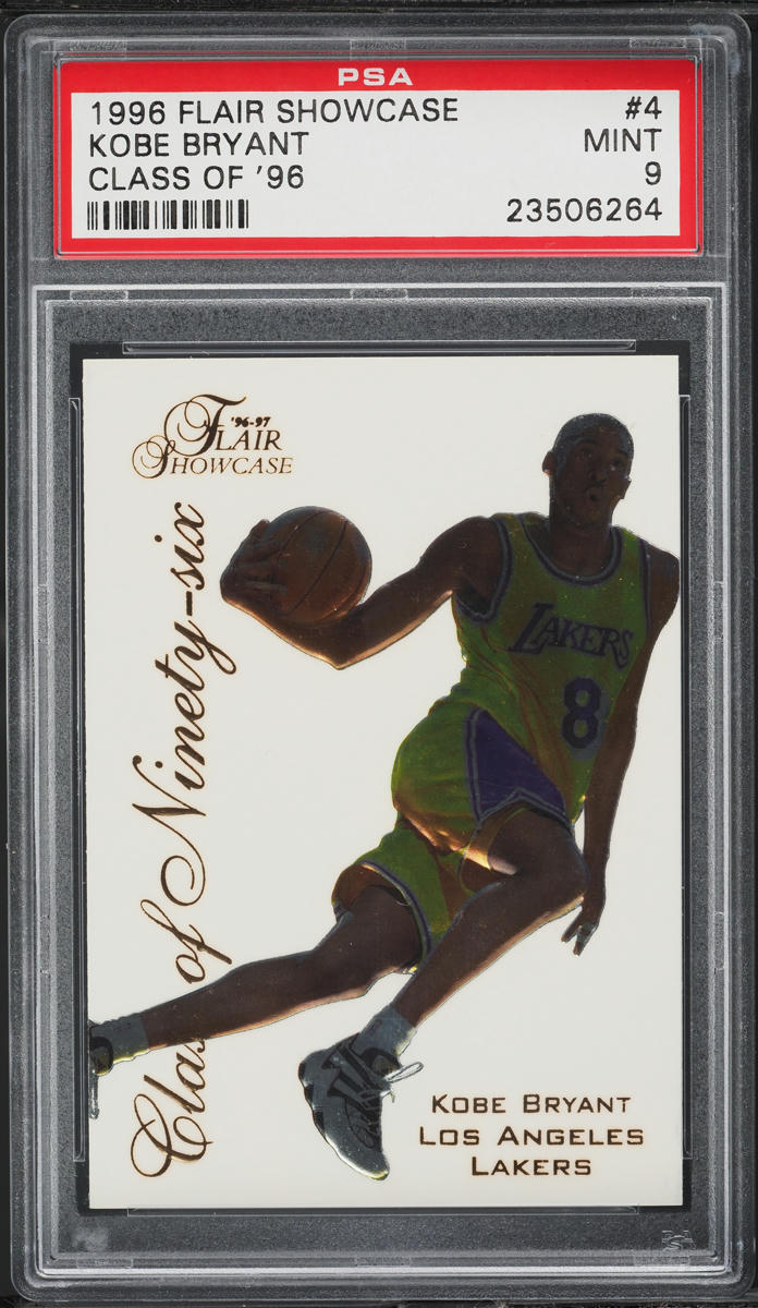 1996 Flair Showcase Class Of '96 Kobe Bryant ROOKIE #4 PSA 9 MINT