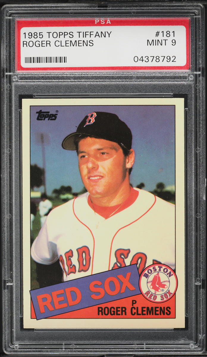1985 Topps Tiffany Roger Clemens ROOKIE #181 PSA 9 MINT