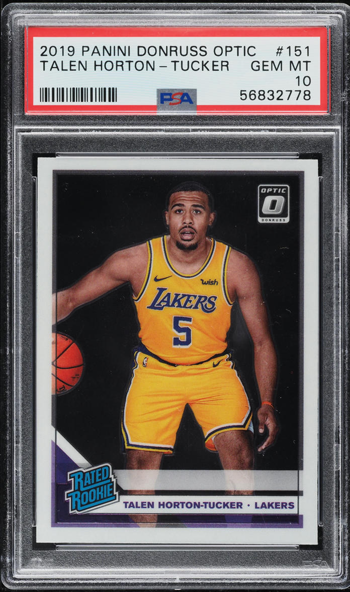 Talen Horton-Tucker #151 2019-20 Donruss Optic Basketball Rated Rookie Signatures