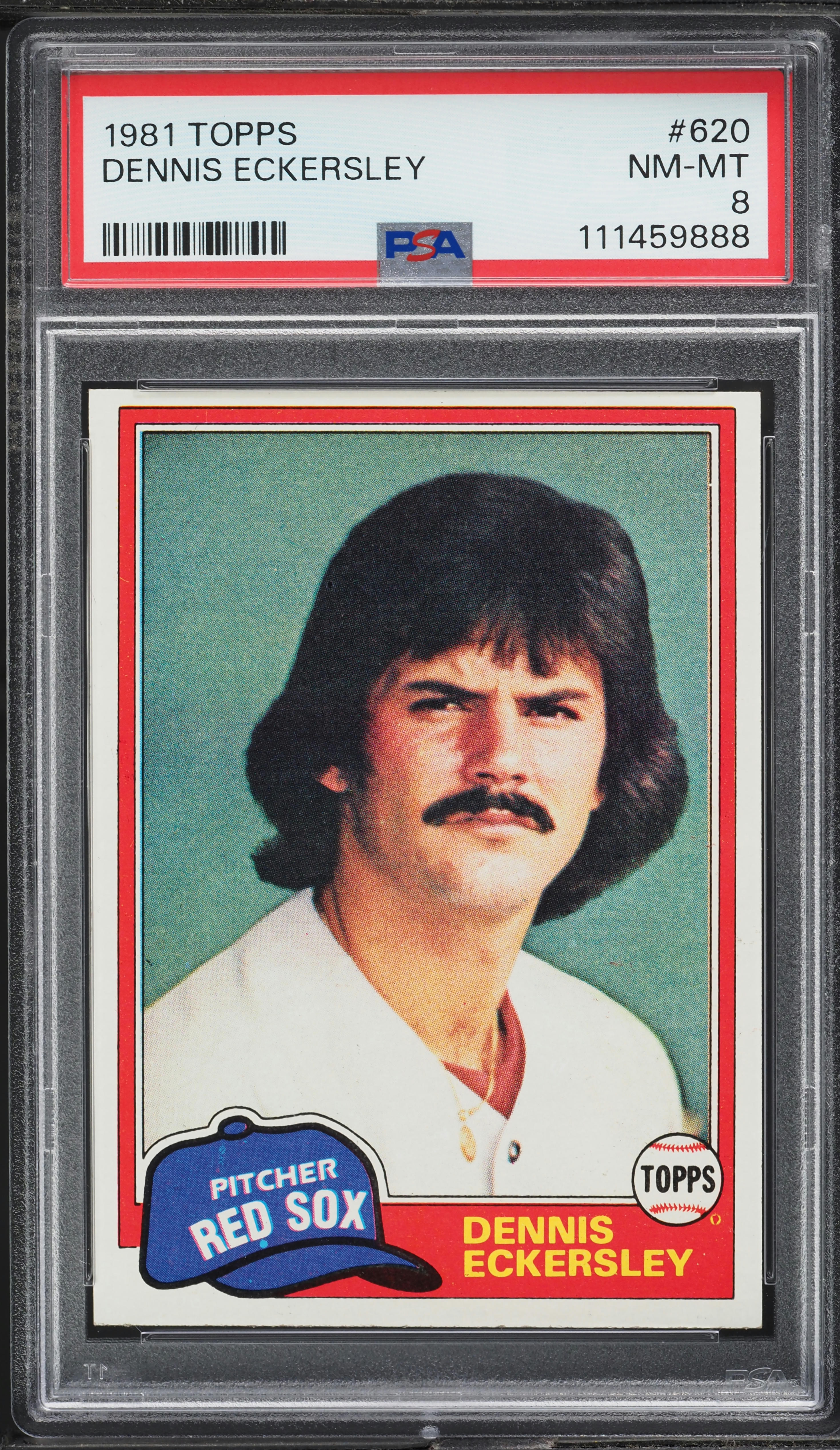 1981 Topps Dennis Eckersley #620 PSA 8 NM-MT