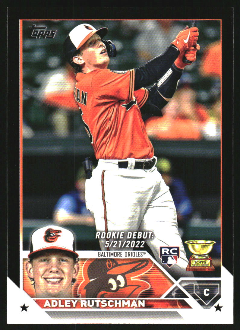 2023 Topps Update Black #US180 Adley Rutschman RC /72