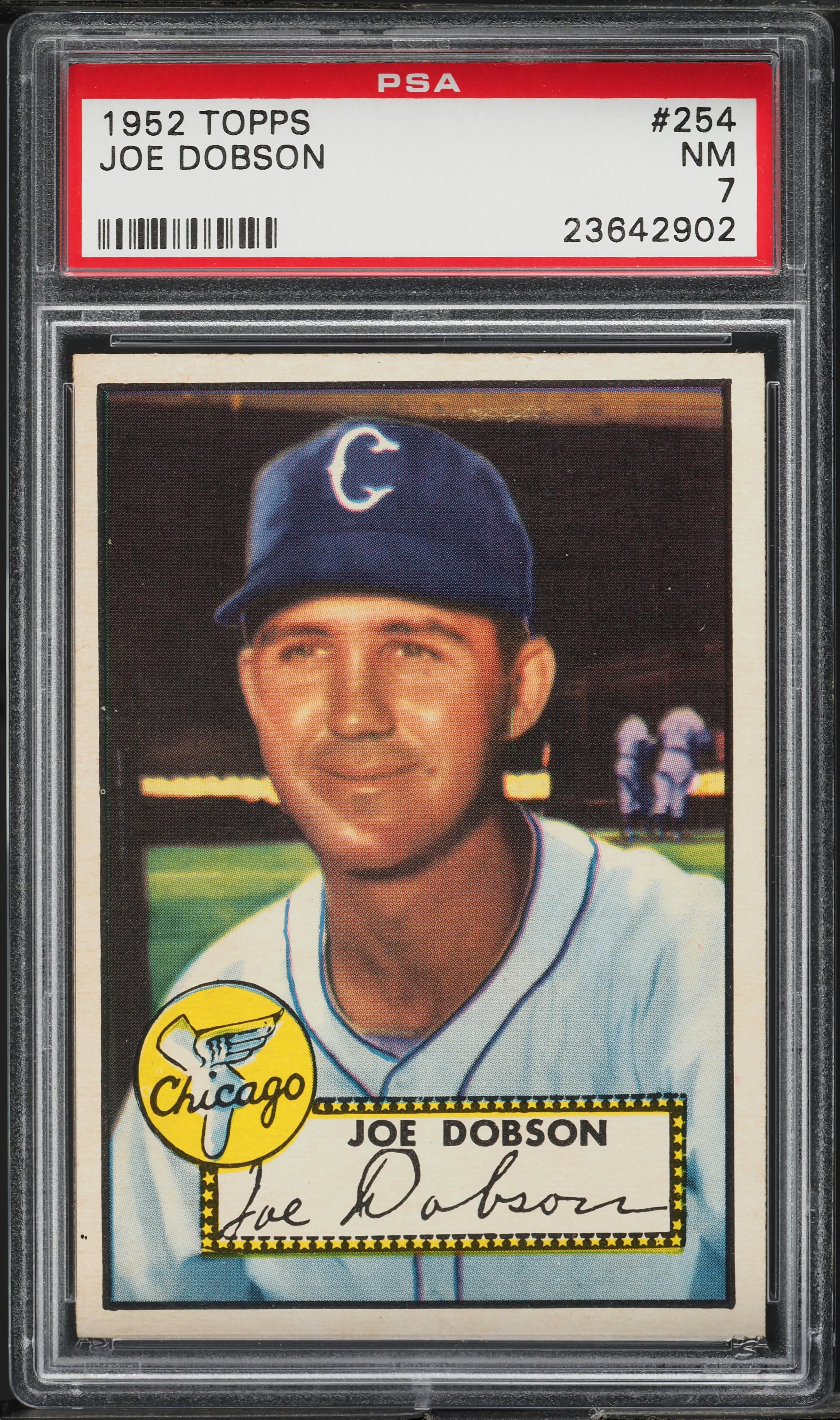 1952 Topps Joe Dobson #254 PSA 7 NRMT