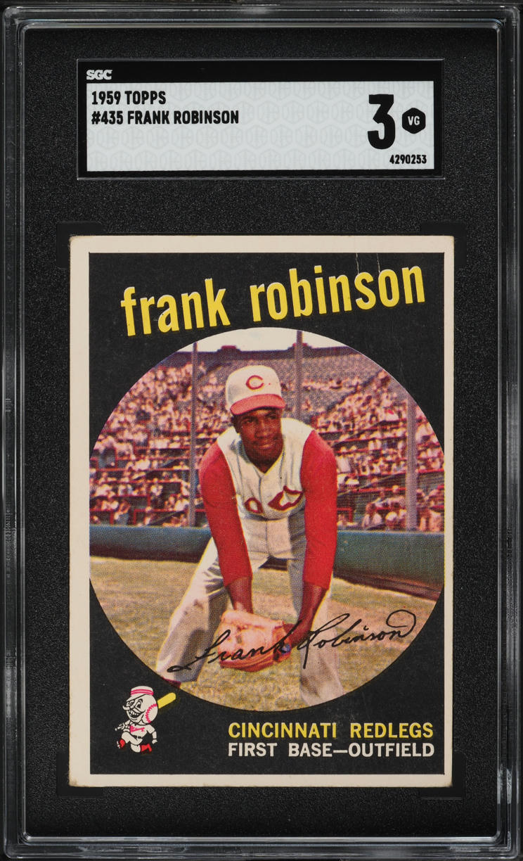 1959 Topps Frank Robinson WHITE BACK #435 SGC 3 VG