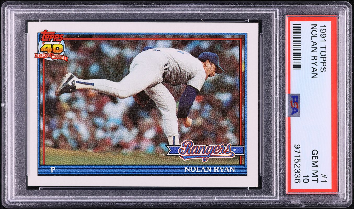 1991 Topps Nolan Ryan #1 PSA 10 GEM MINT