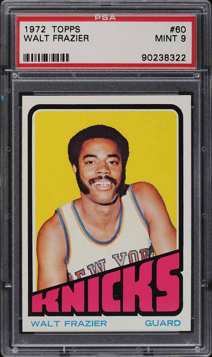 1972 Topps Basketball Walt Frazier #60 PSA 9 MINT