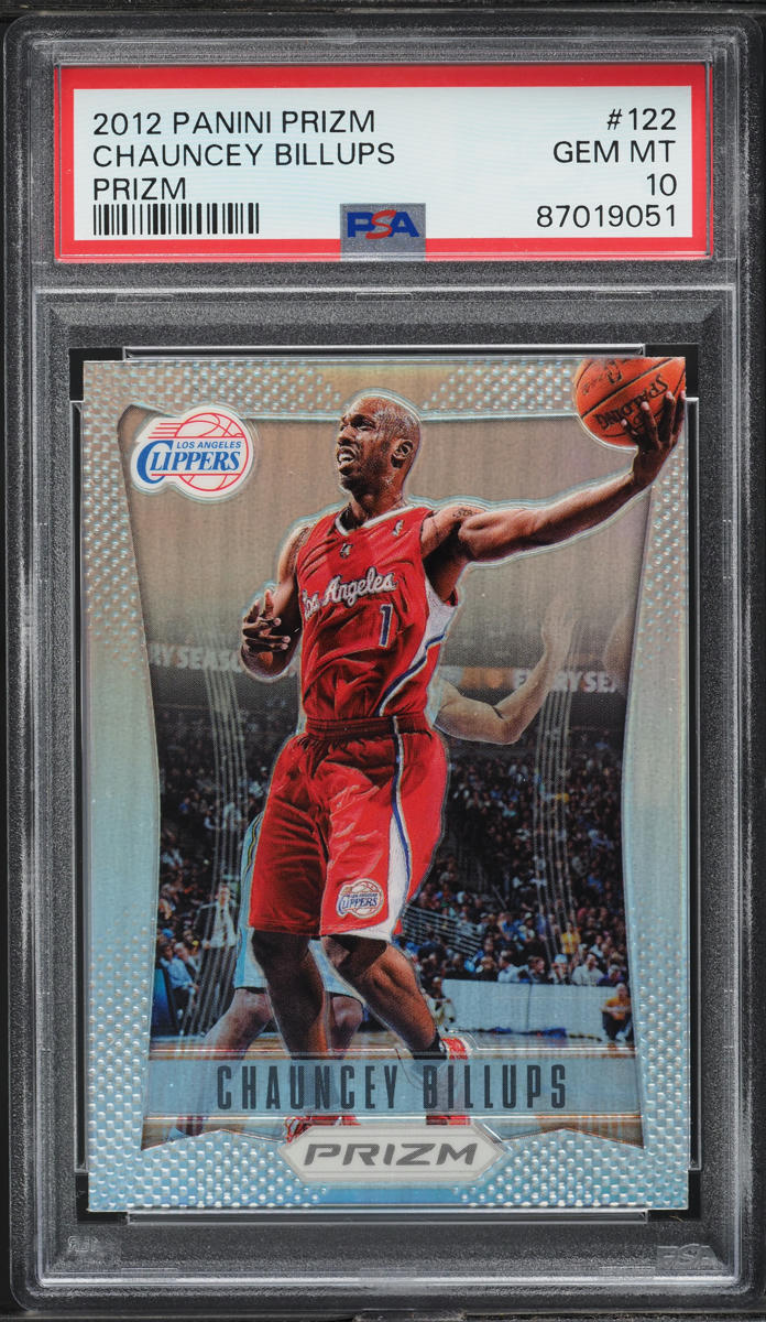 2012 Panini Prizm Silver Chauncey Billups #122 PSA 10 GEM MINT