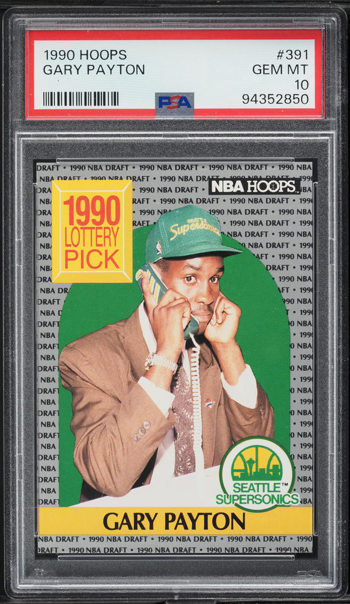 1990 Hoops Gary Payton ROOKIE #391 PSA 10 GEM MINT