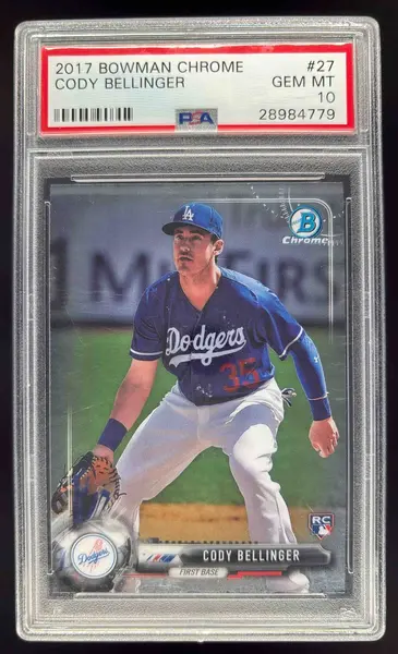 2017 Bowman Chrome #27 Cody Bellinger RC PSA 10