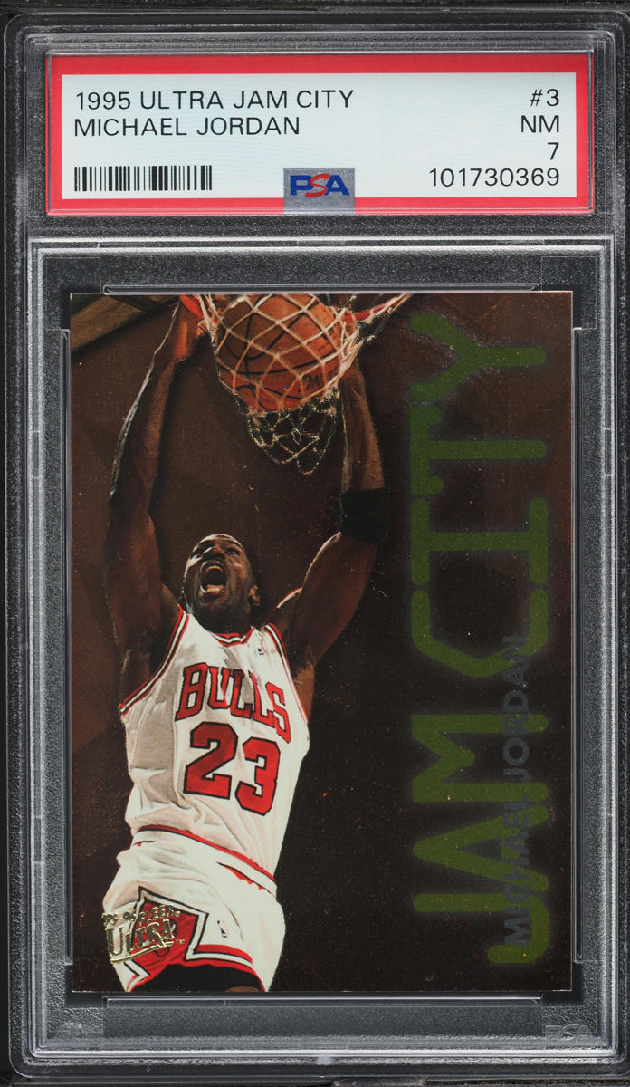 1995 Ultra Jam City Michael Jordan #3 PSA 7 NRMT