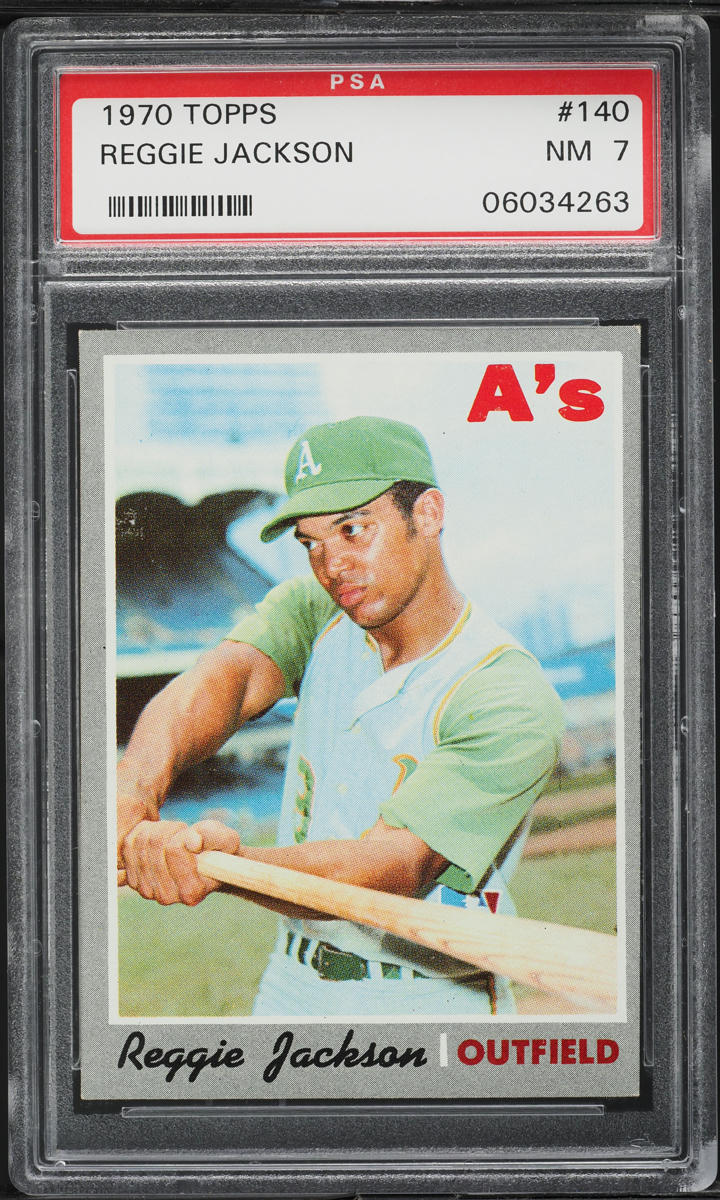 1970 Topps Reggie Jackson #140 PSA 7 NRMT