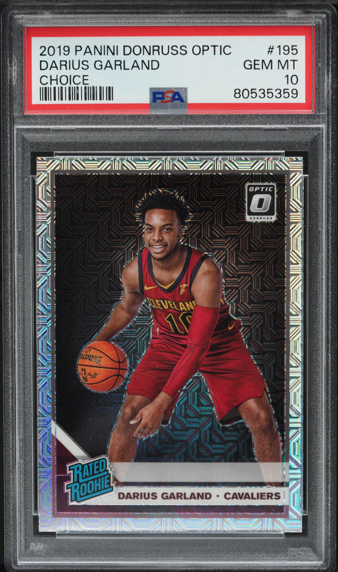 2019 Donruss Optic Choice Darius Garland ROOKIE #195 PSA 10 GEM MINT