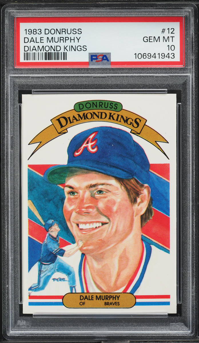 1983 Donruss Diamond Kings Dale Murphy #12 PSA 10 GEM MINT