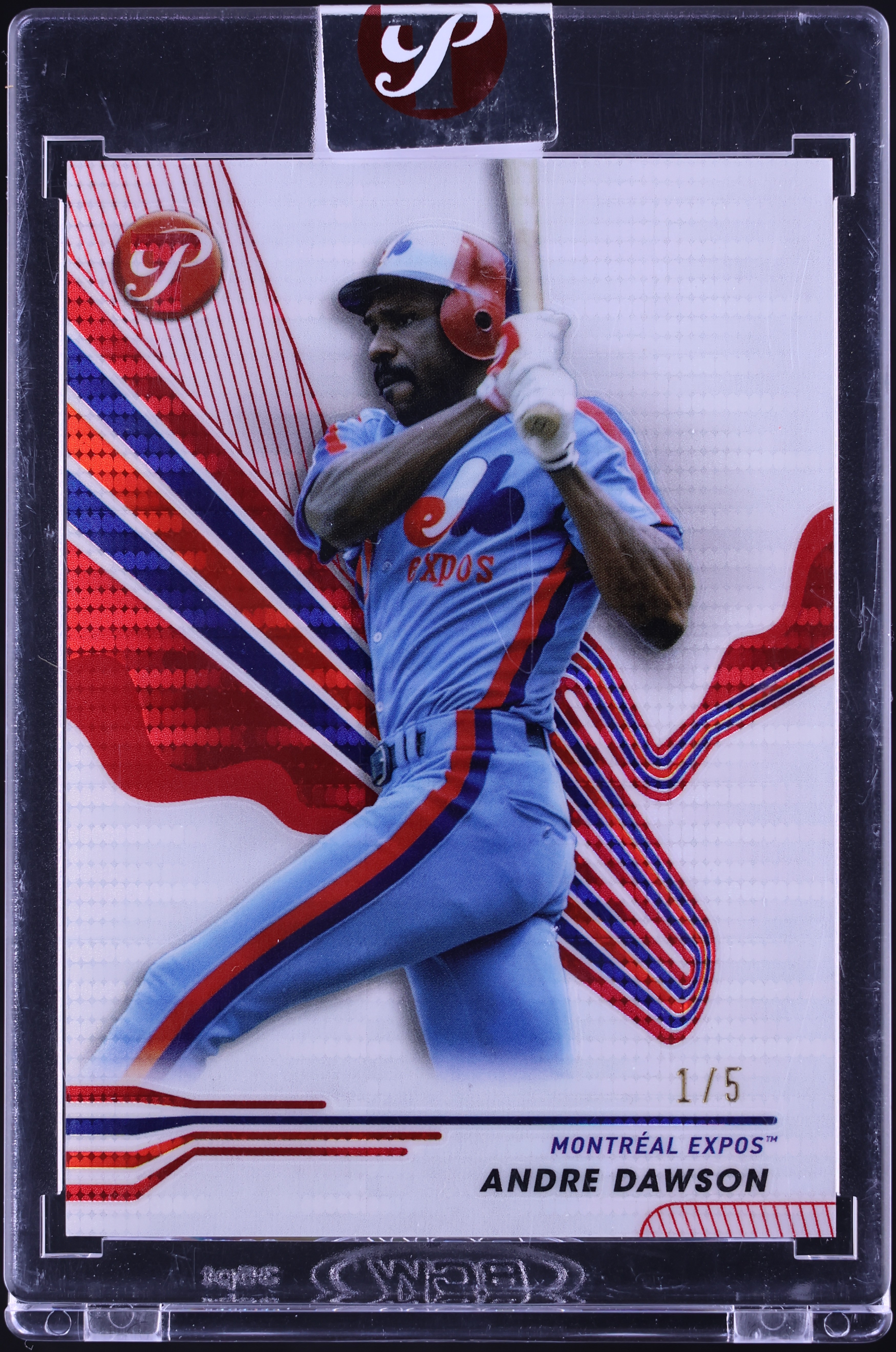 2024 Topps Pristine Red Refractor Andre Dawson 1/5 #119