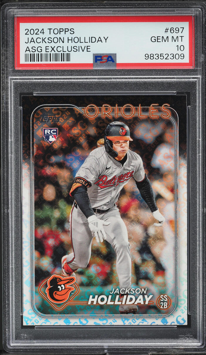 2024 Topps All-Star Game Exclusive Jackson Holliday ROOKIE #697 PSA 10 GEM MINT