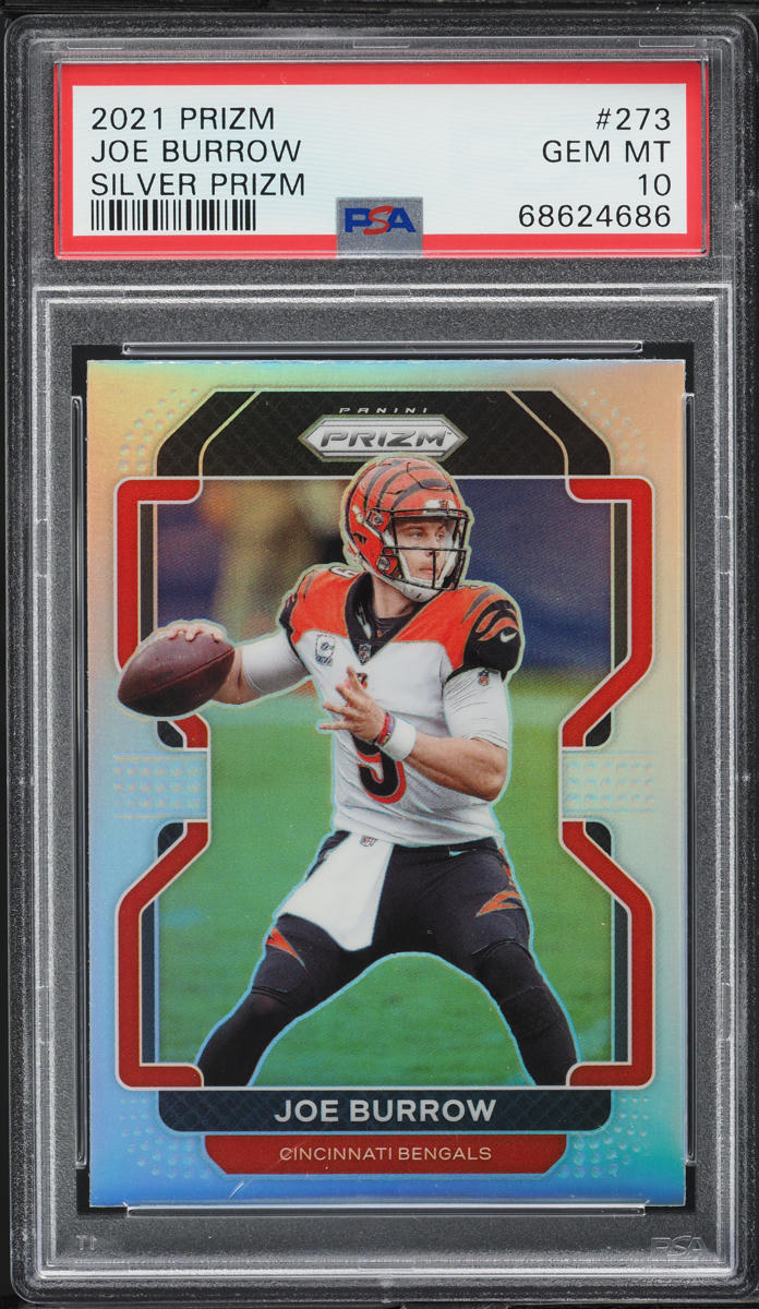 2021 Panini Prizm Silver Joe Burrow #273 PSA 10 GEM MINT