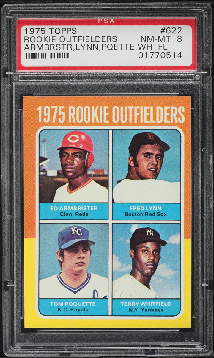 1975 Topps Fred Lynn ROOKIE #622 PSA 8 NM-MT