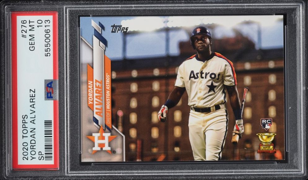 2020 Topps Variation Yordan Alvarez SP ROOKIE #276 PSA 10 GEM MINT