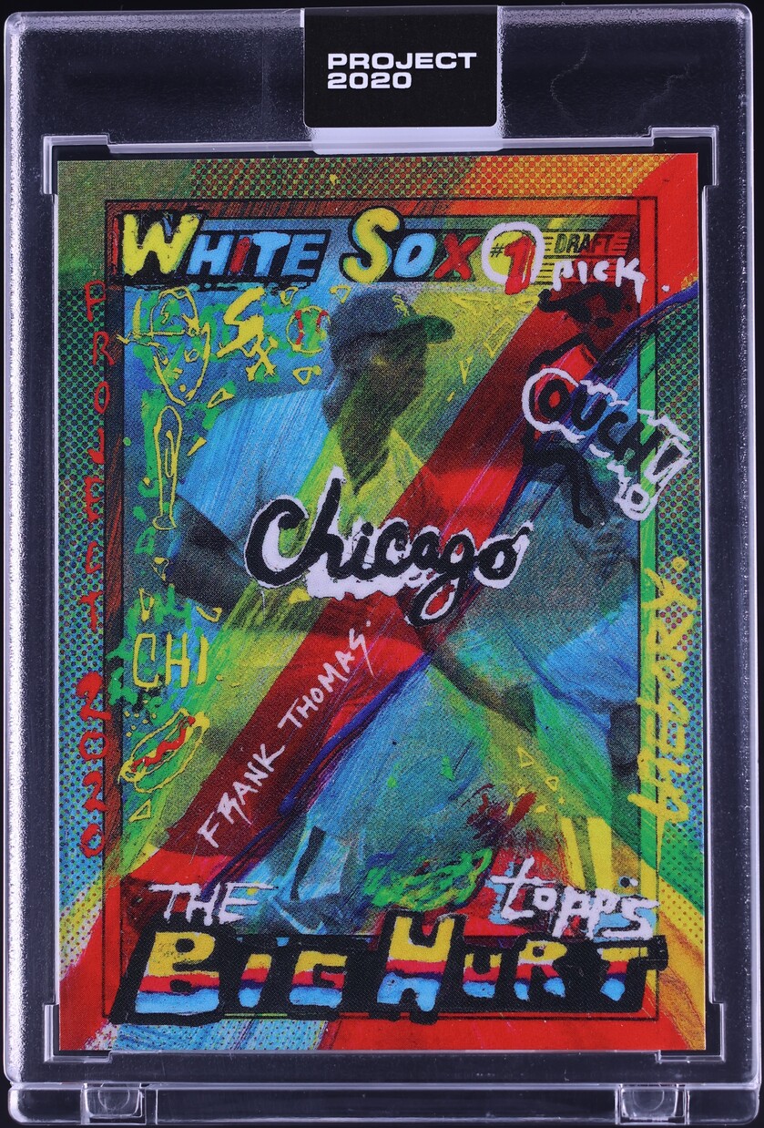 2020 Topps Project 2020 By Gregory Siff Frank Thomas #174