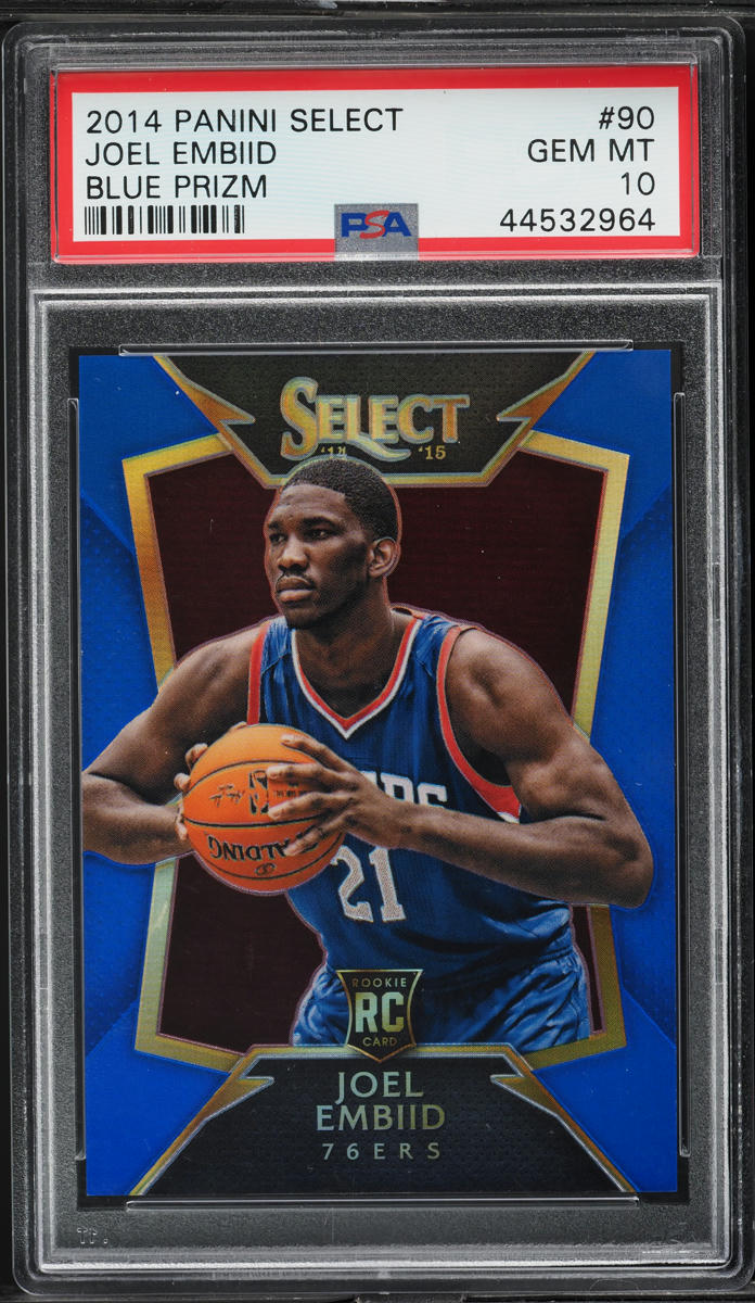 2014 Select Blue Prizm Joel Embiid ROOKIE /249 #90 PSA 10 GEM MINT