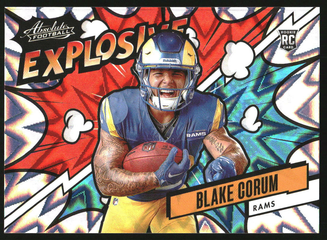 2024 Panini Absolute Explosive #EX-BCM Blake Corum RC