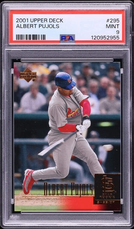 2001 Upper Deck Albert Pujols ROOKIE #295 PSA 9 MINT