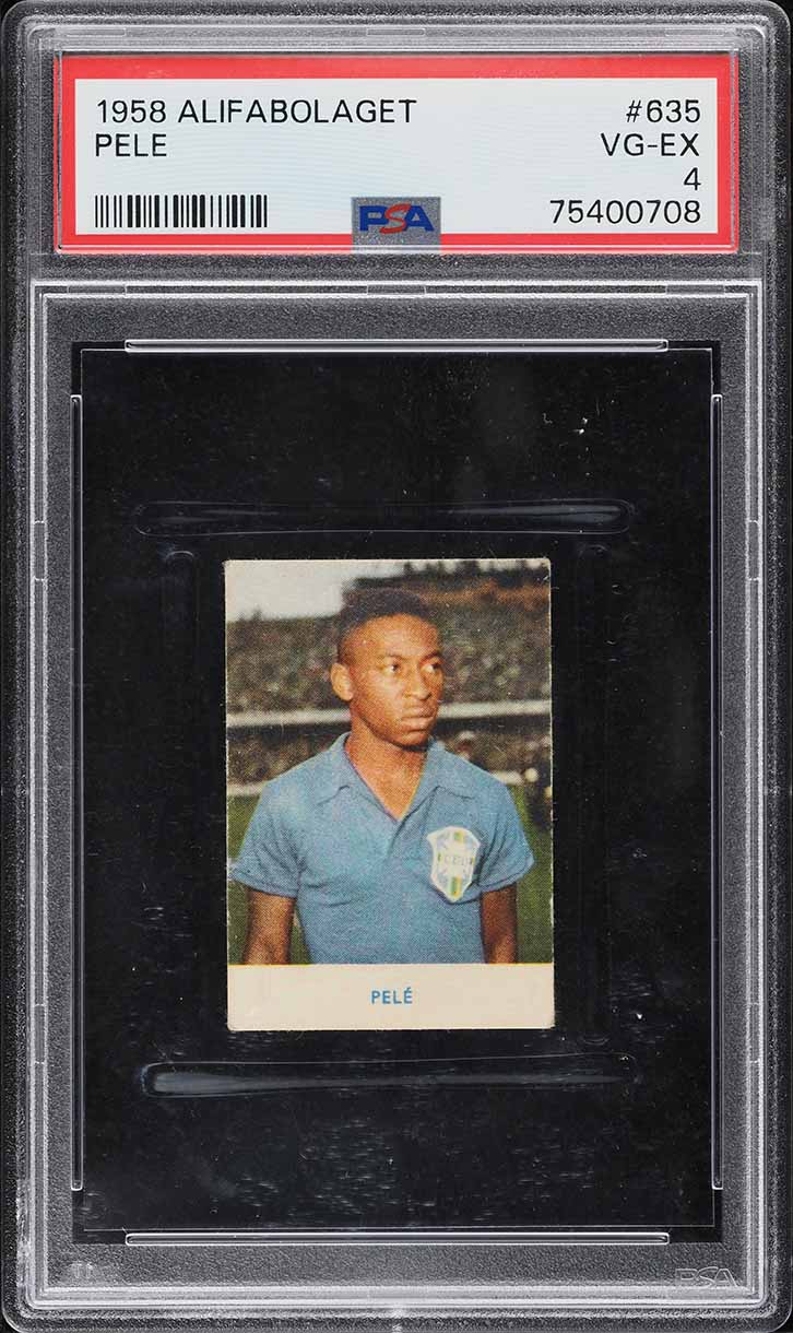 1958 Alifabolaget Soccer Pele ROOKIE #635 PSA 4 VGEX (PWCC-A)