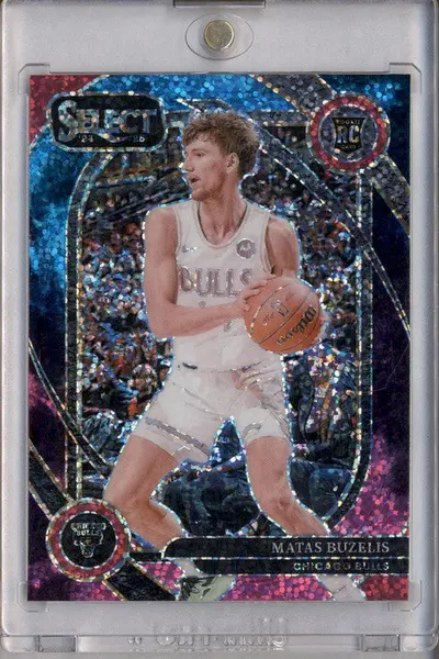 2024-25 Panini Select Courtside Cosmic Prizm #277 Matas Buzelis RC