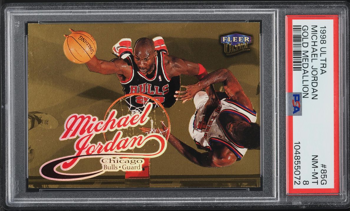 1998 Ultra Gold Medallion Michael Jordan #85G PSA 8 NM-MT