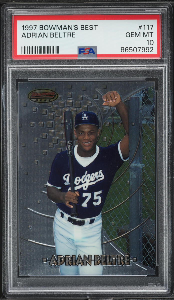 1997 Bowman's Best Adrian Beltre ROOKIE #117 PSA 10 GEM MINT