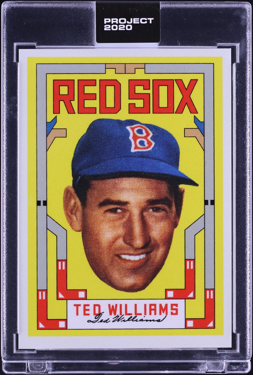 2020 Topps Project 2020 By Grotesk Ted Williams #172