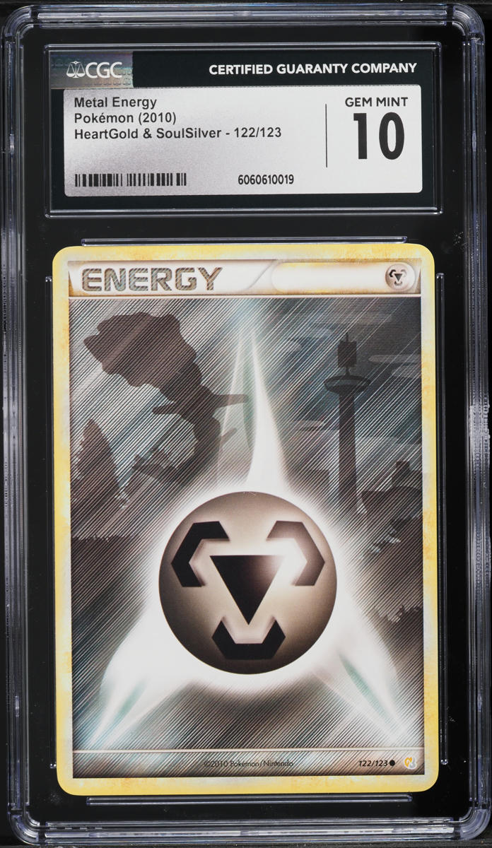 2010 Pokemon HeartGold & SoulSilver Metal Energy #122 CGC 10 GEM MINT