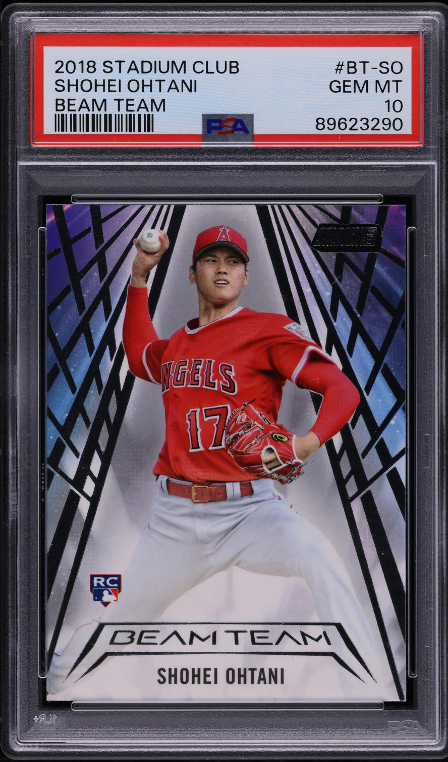 2018 Stadium Club Beam Team Shohei Ohtani ROOKIE #BT-SO PSA 10 GEM MINT