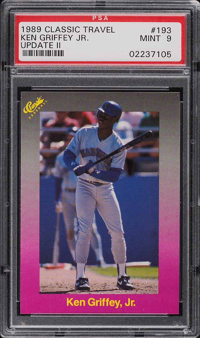 1989 Classic Travel Update II Ken Griffey Jr. ROOKIE #193 PSA 9 MINT