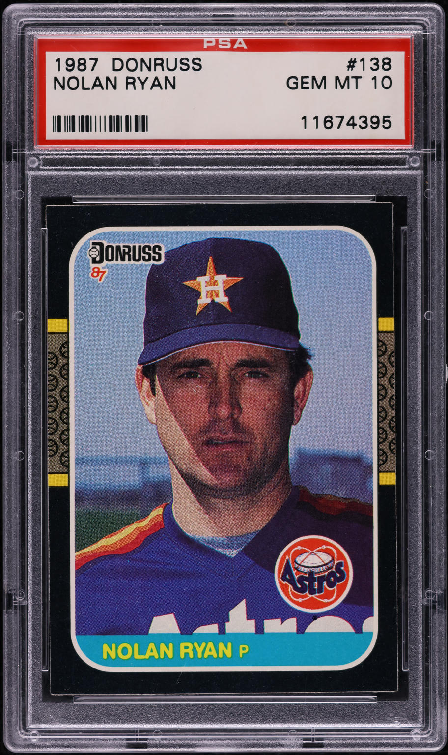 1987 Donruss Nolan Ryan #138 PSA 10 GEM MINT