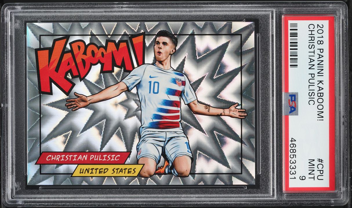 2018 Panini Kaboom! Christian Pulisic #CPU PSA 9 MINT