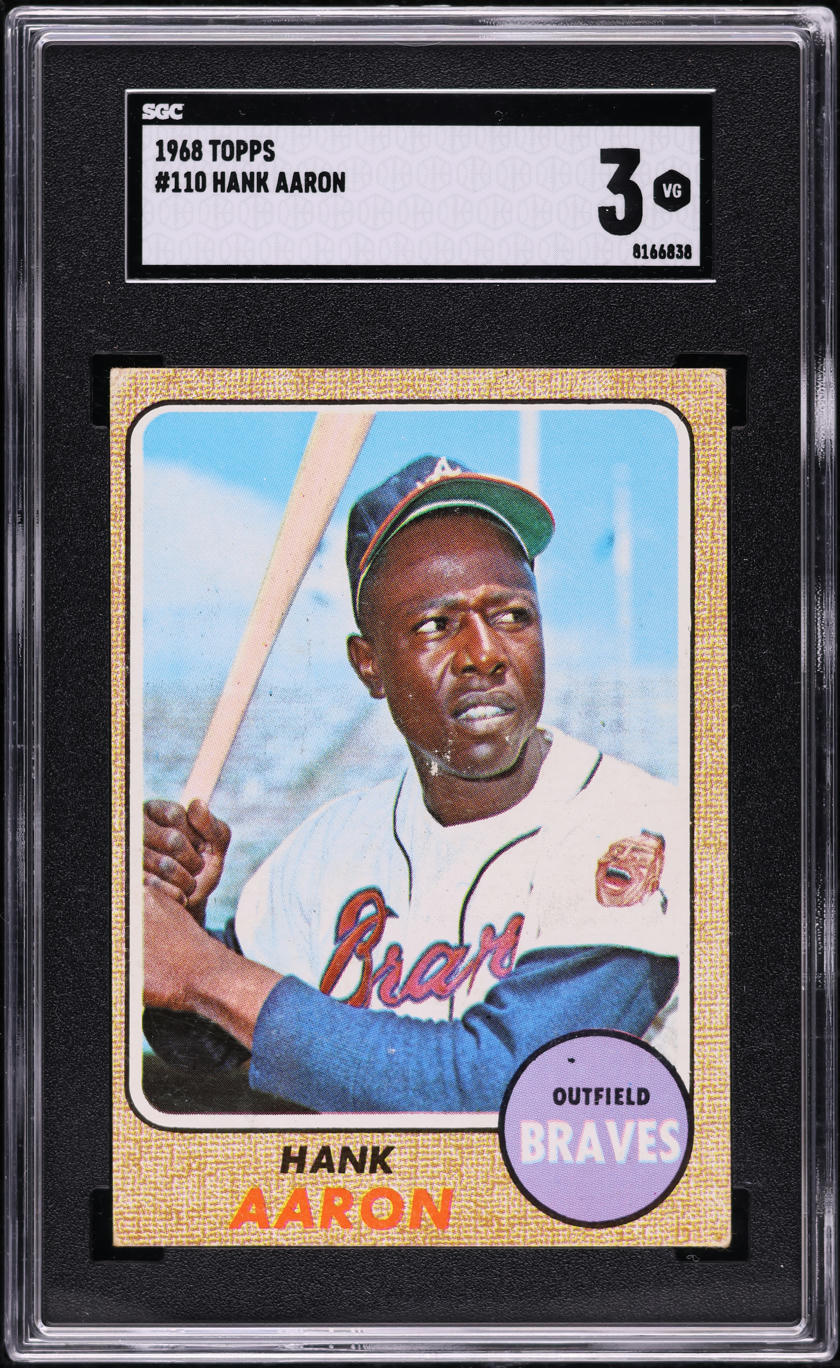 1968 Topps Hank Aaron #110 SGC 3 VG