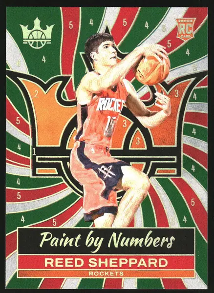 2024-25 Panini Court Kings Paint by Number #21 Reed Sheppard RC SSP