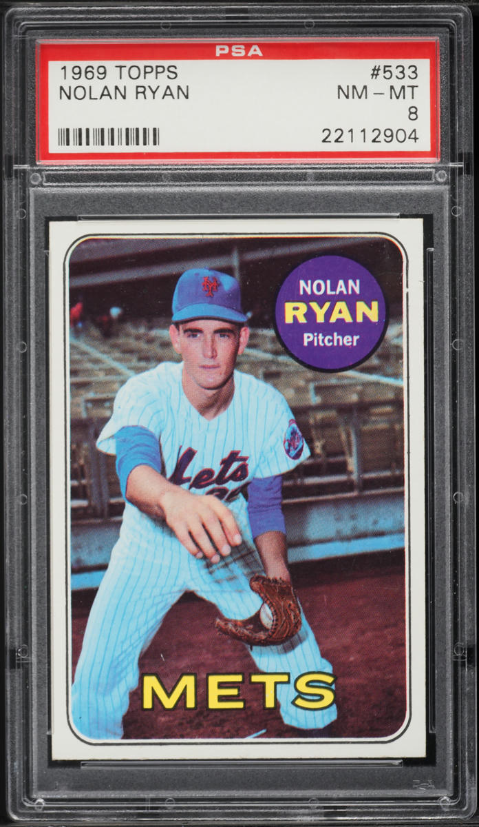 1969 Topps Nolan Ryan #533 PSA 8 NM-MT