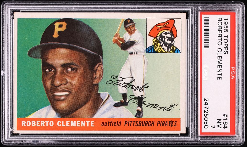 1955 Topps Roberto Clemente ROOKIE #164 PSA 7 NRMT