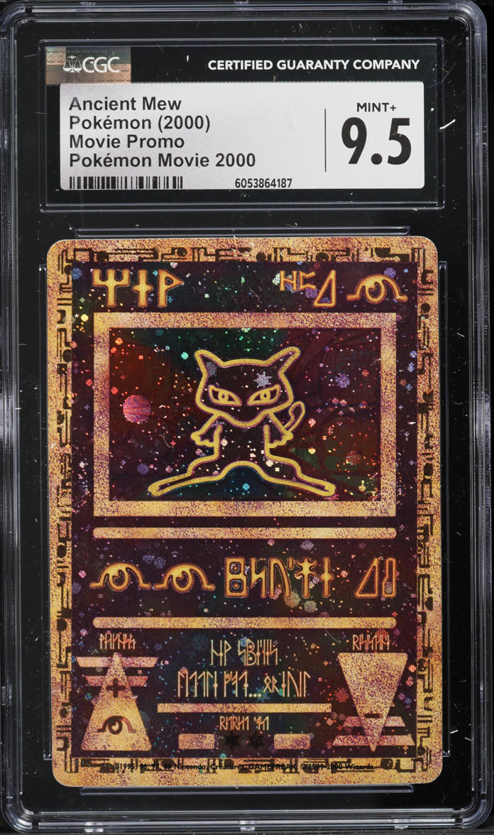 2000 Pokemon Movie Promo Ancient Mew CGC 9.5 MINT+