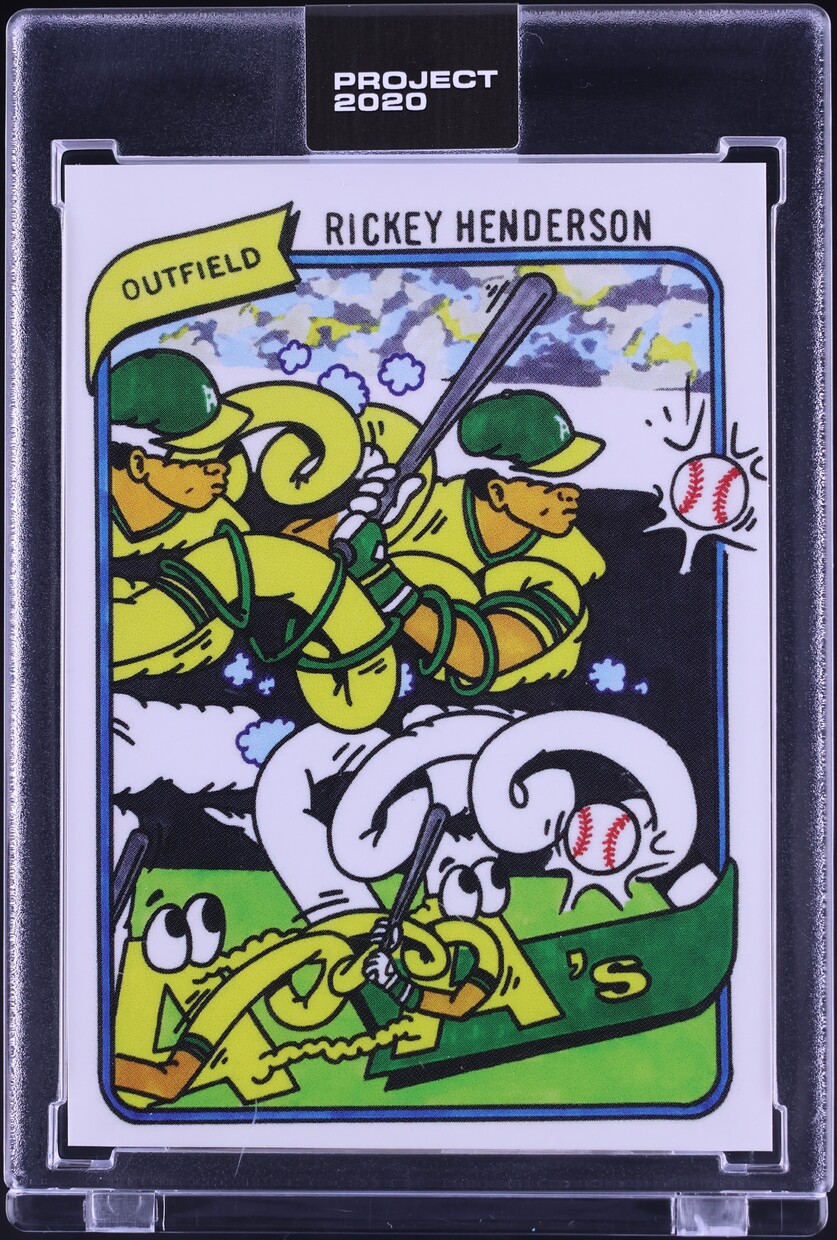 2020 Topps Project 2020 By Ermsy Rickey Henderson #168