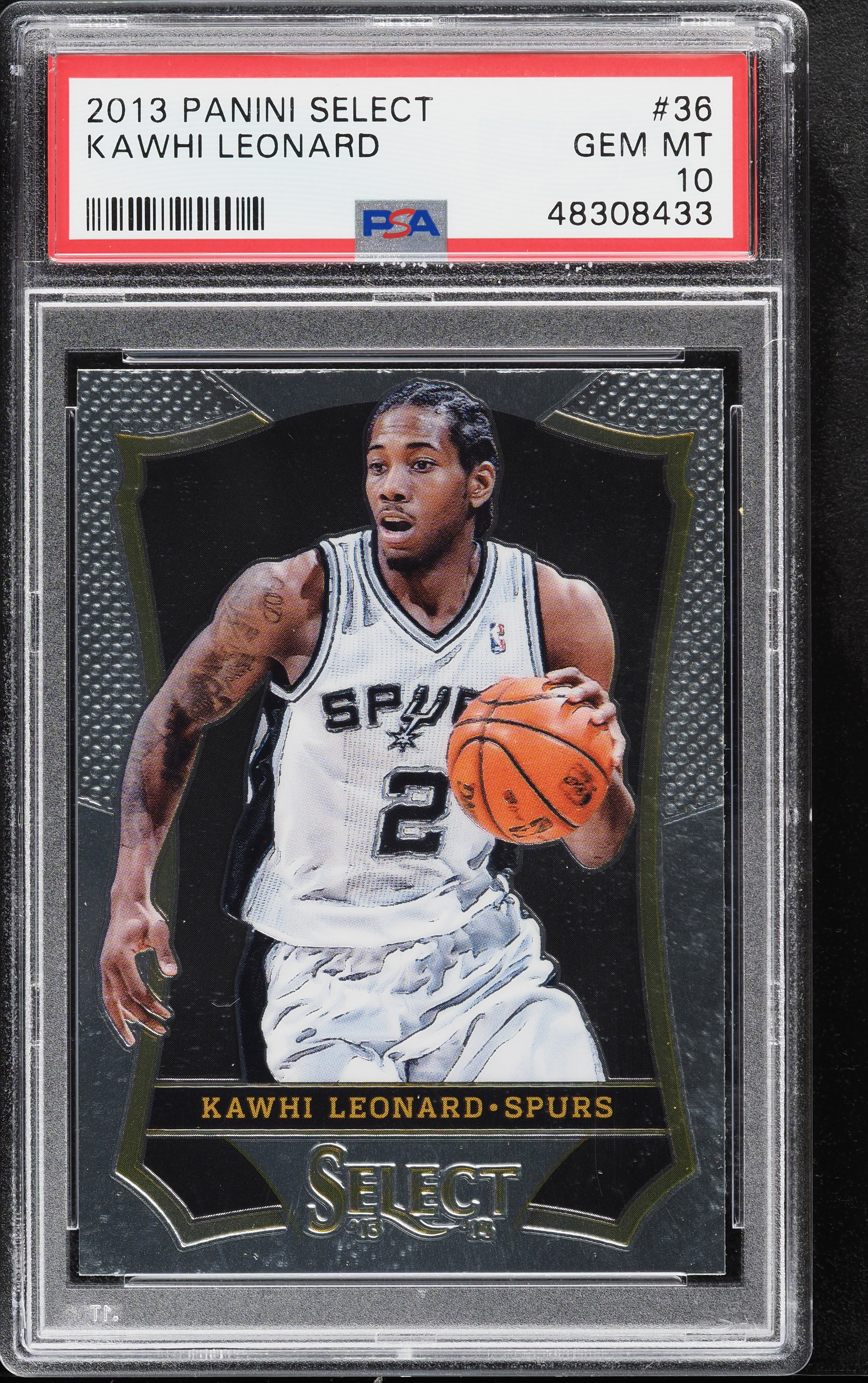 2013 Select Basketball Kawhi Leonard #36 PSA 10 GEM MINT