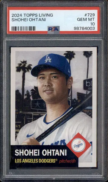 2024 Topps Living #729 Shohei Ohtani PSA 10