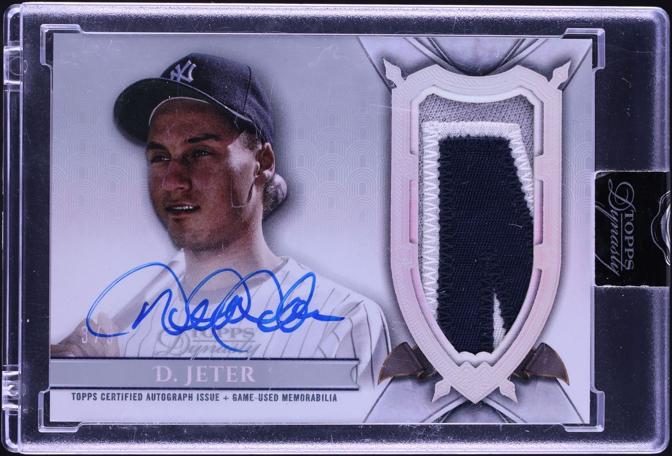 2024 Topps Dynasty Silver Derek Jeter PATCH AUTO /5 #DAP-DJ1