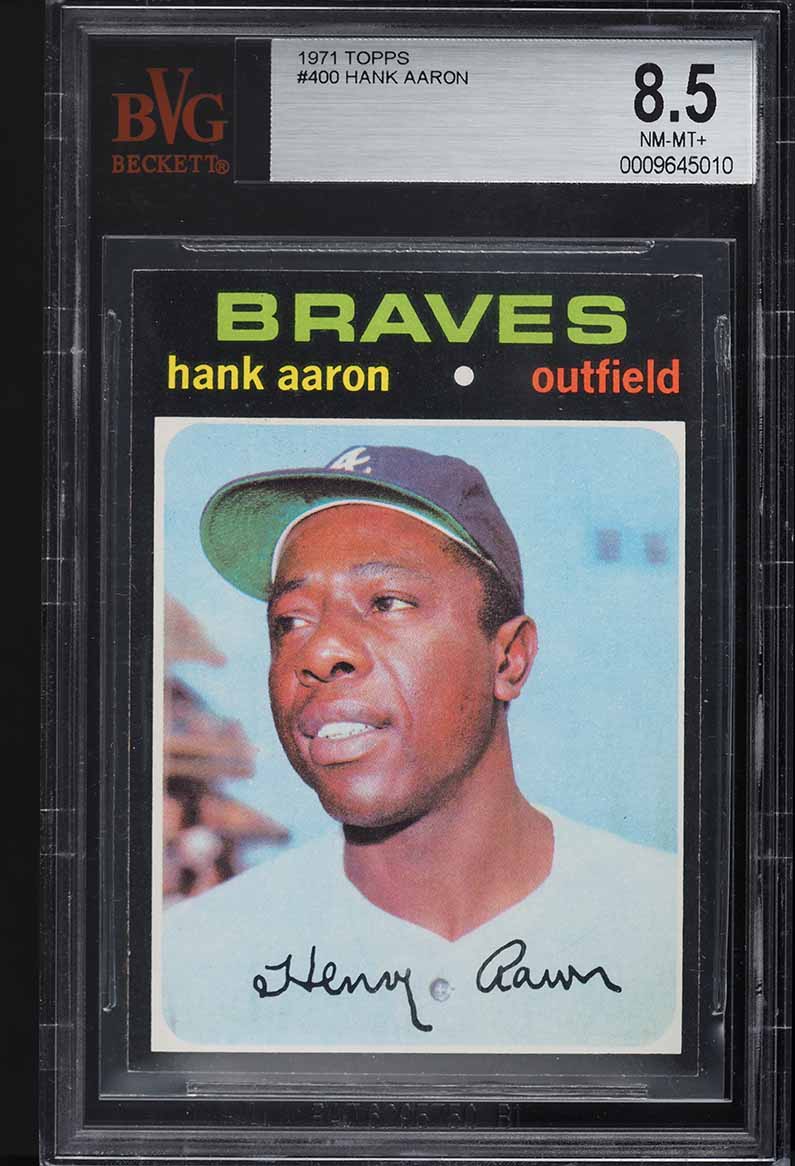 1971 Topps Hank Aaron #400 BVG 8.5 NM-MT+