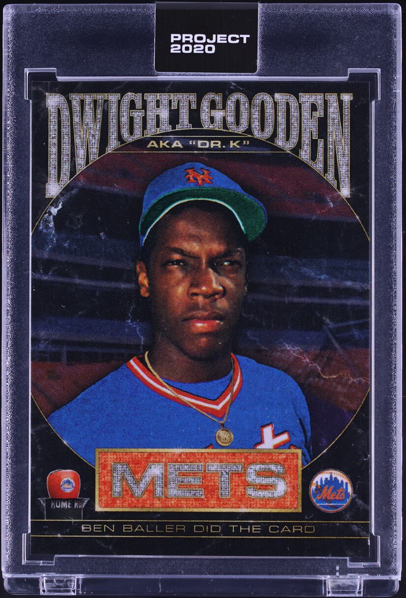 2020 Topps Project 2020 By Ben Baller Dwight Gooden #86
